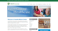 Desktop Screenshot of columbiamedicalcenters.com